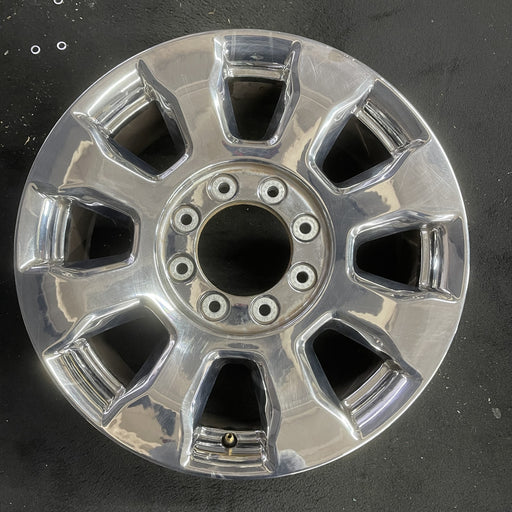 20" FORD F250SD PICKUP 17 20x8 , 8 spoke, chrome, 8" center cap, Original OEM - Angle View
