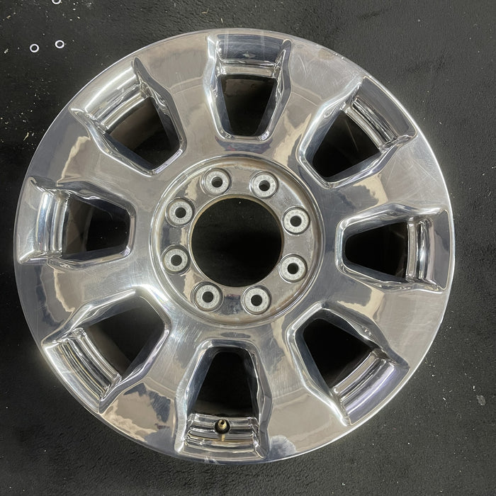 20" FORD F250SD PICKUP 17 20x8 , 8 spoke, chrome, 8" center cap, Original OEM - Angle View