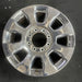20" FORD F250SD PICKUP 17 20x8 , 8 spoke, chrome, 8" center cap, Original OEM - Angle View