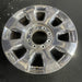 20" FORD F250SD PICKUP 17 20x8 , 8 spoke, chrome, 8" center cap, Original OEM - Side Profile