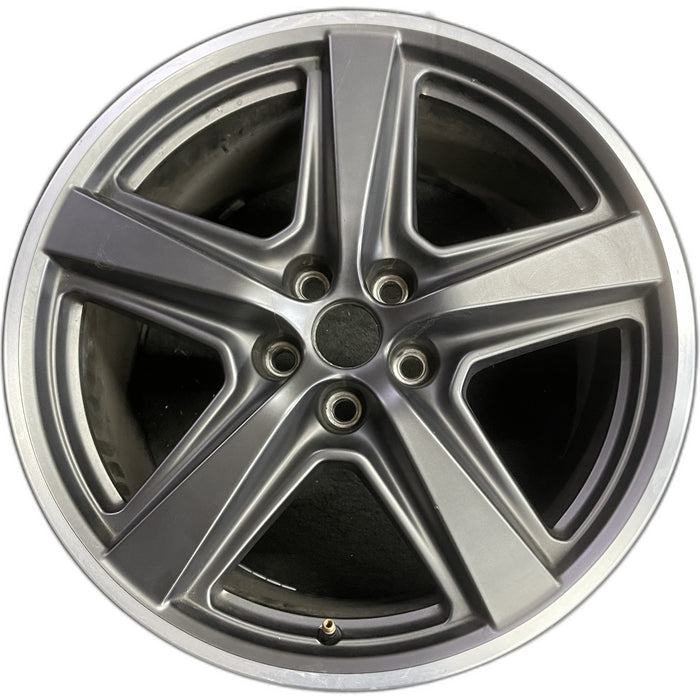 19" MUSTANG 21-23 19x10, 5 straight spoke Original OEM Wheel Rim - Front View