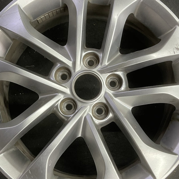 17" SANTA FE 19-20 17x7 alloy Original OEM Wheel Rim - Angle View