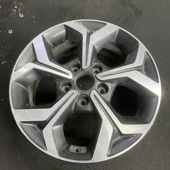 16" FORTE 19-20 16x6.5 Original OEM Wheel Rim - Side Profile