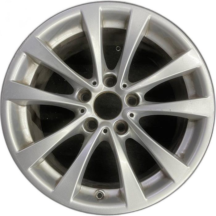 17" BMW 320i 12-13 , 17x7.5 , 5 spoke, V spoke, narrow spoke edge Original OEM - Front View