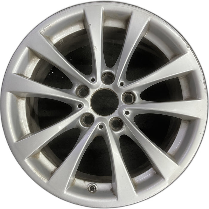 17" BMW 320i 12-13 , 17x7.5 , 5 spoke, V spoke, narrow spoke edge Original OEM - Front View
