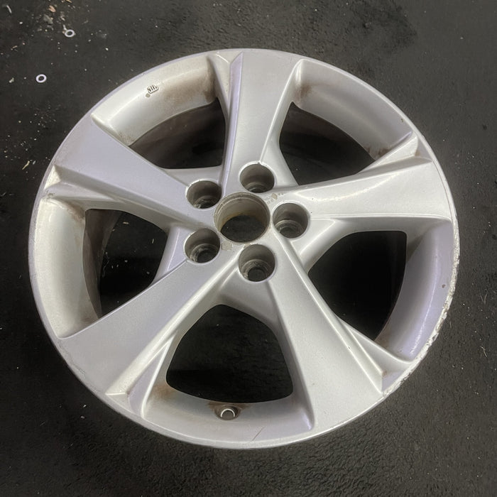 16" COROLLA 11-13 16x6.5, alloy , North America built Original OEM Wheel Rim - Side Profile