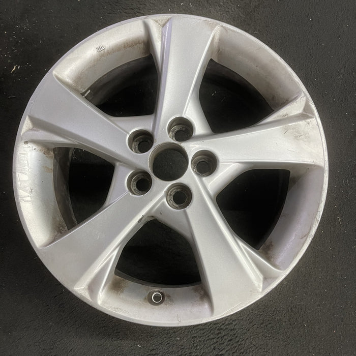16" COROLLA 11-13 16x6.5, alloy , North America built Original OEM Wheel Rim - Angle View