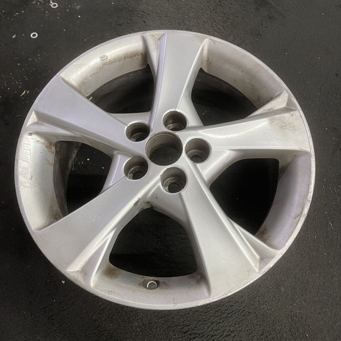 16" COROLLA 11-13 16x6.5, alloy , North America built Original OEM Wheel Rim - Side Profile