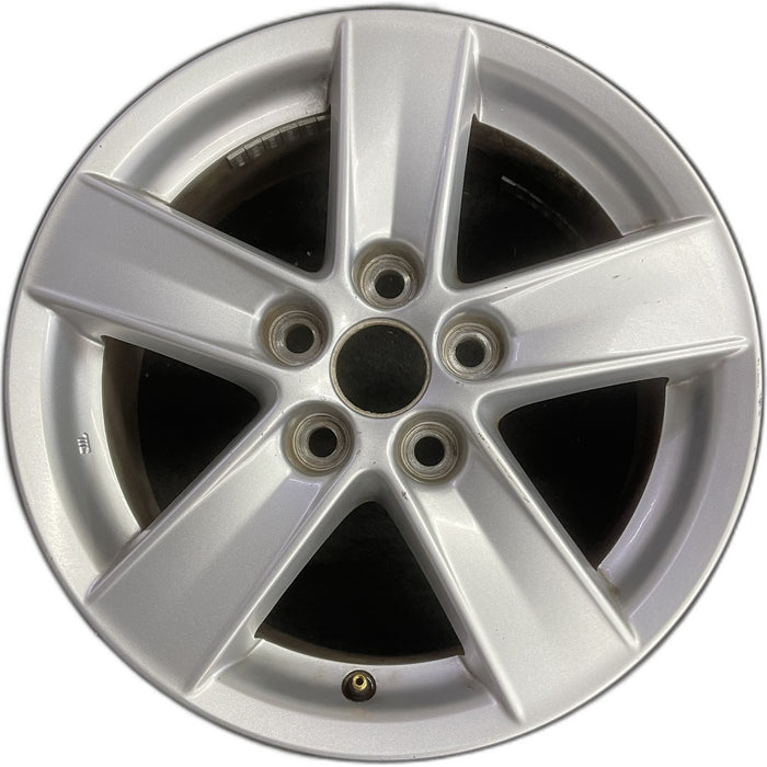 16" LANCER 08 16x6.5, alloy Original OEM Wheel Rim - Front View