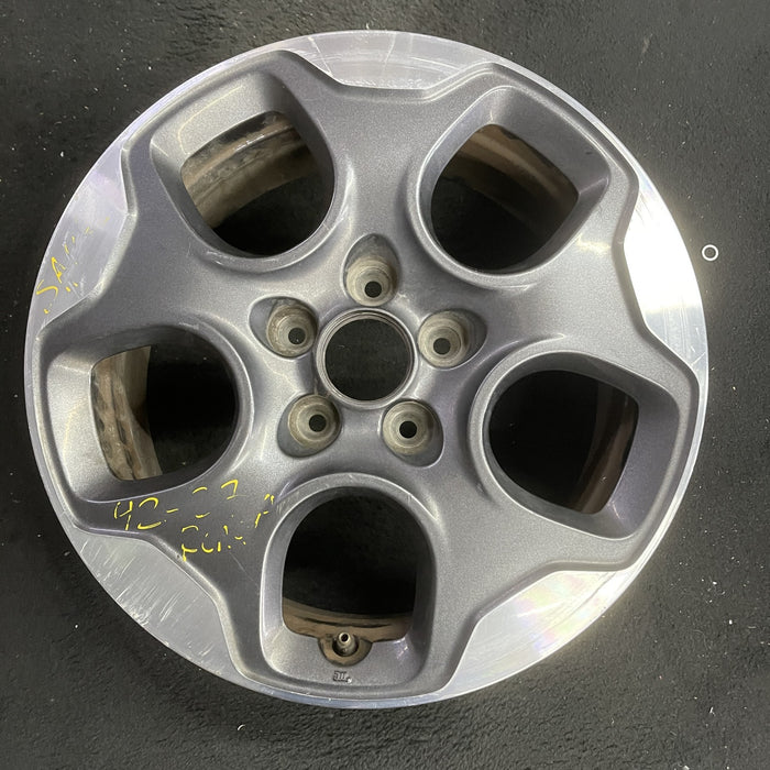 16" RENEGADE 15-18 16x6.5, aluminum Original OEM Wheel Rim - Angle View