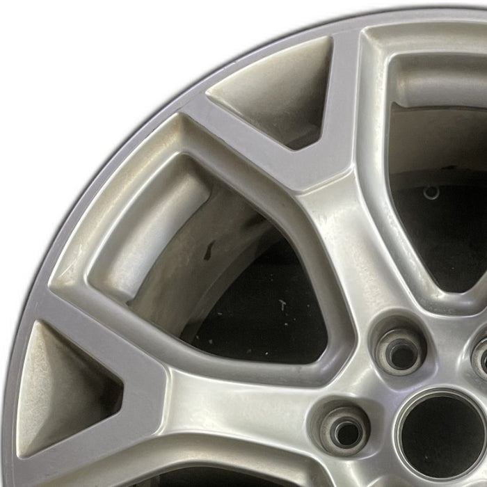 20" WAGONEER 22 20x9 6 spoke Y spoke silver Original OEM Wheel Rim - Angle View