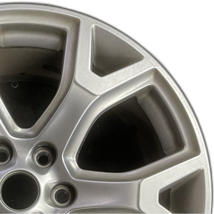 20" WAGONEER 22 20x9 6 spoke Y spoke silver Original OEM Wheel Rim - Side Profile