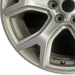 20" WAGONEER 22 20x9 6 spoke Y spoke silver Original OEM Wheel Rim - Back View