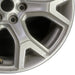 20" WAGONEER 22 20x9 6 spoke Y spoke silver Original OEM Wheel Rim - Close-Up Detail
