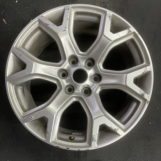 20" WAGONEER 22 20x9 6 spoke Y spoke silver Original OEM Wheel Rim - Front View