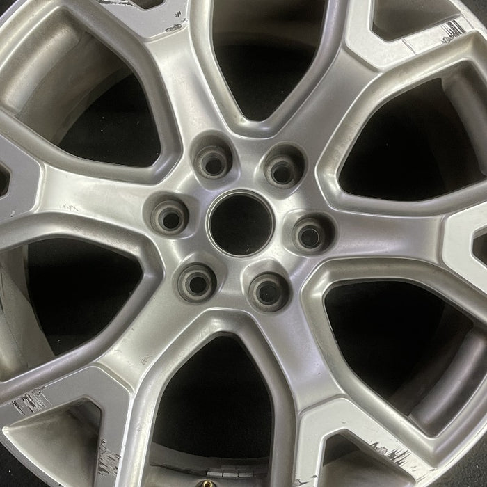 20" WAGONEER 22 20x9 6 spoke Y spoke silver Original OEM Wheel Rim - Angle View