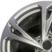 20" E-TRON GT 22-24 20x11 silver Original OEM Wheel Rim - Angle View