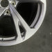 20" E-TRON GT 22-24 20x11 silver Original OEM Wheel Rim - Back View
