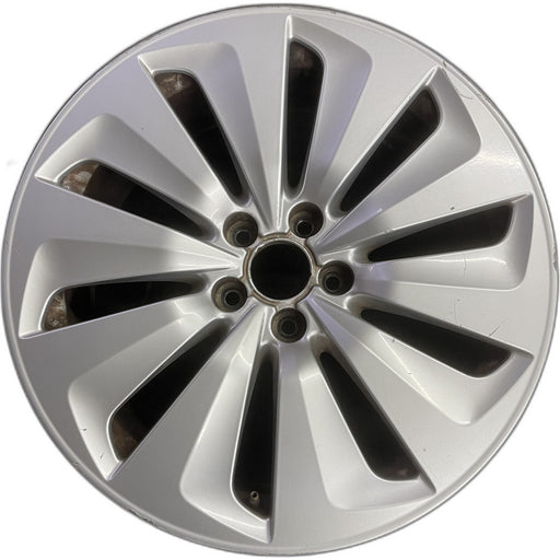 19" AUDI Q5 13-16 19x8, 10 spoke, turbine design Original OEM Wheel Rim - Front View
