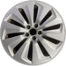 19" AUDI Q5 13-16 19x8, 10 spoke, turbine design Original OEM Wheel Rim - Front View