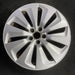19" AUDI Q5 13-16 19x8, 10 spoke, turbine design Original OEM Wheel Rim - Angle View