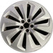 19" AUDI Q5 13-16 19x8, 10 spoke, turbine design Original OEM Wheel Rim - Front View