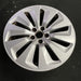 19" AUDI Q5 13-16 19x8, 10 spoke, turbine design Original OEM Wheel Rim - Side Profile
