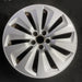 19" AUDI Q5 13-16 19x8, 10 spoke, turbine design Original OEM Wheel Rim - Angle View