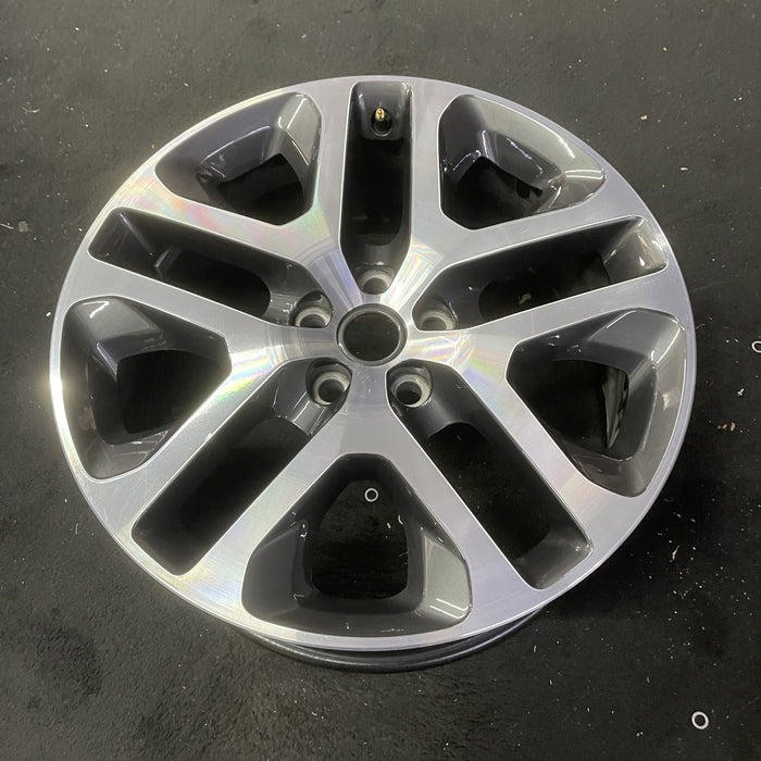 20" DEFENDER 20-24 20x8.5, 5 spoke, double spoke Original OEM Wheel Rim - Close-Up Detail
