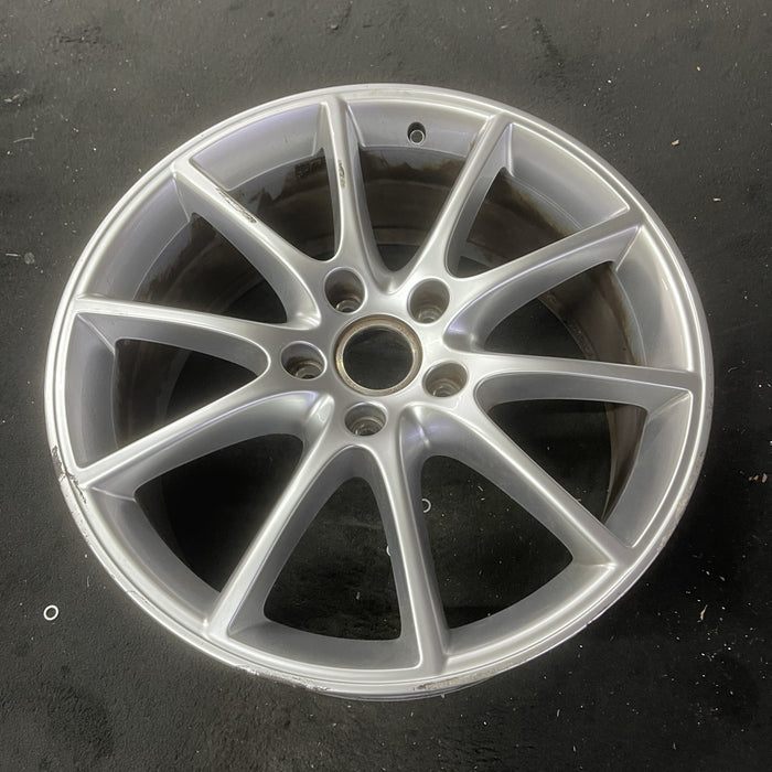 20" PORSCHE CAYENNE 19-24 20x9, 10 spoke Original OEM Wheel Rim - Close-Up Detail