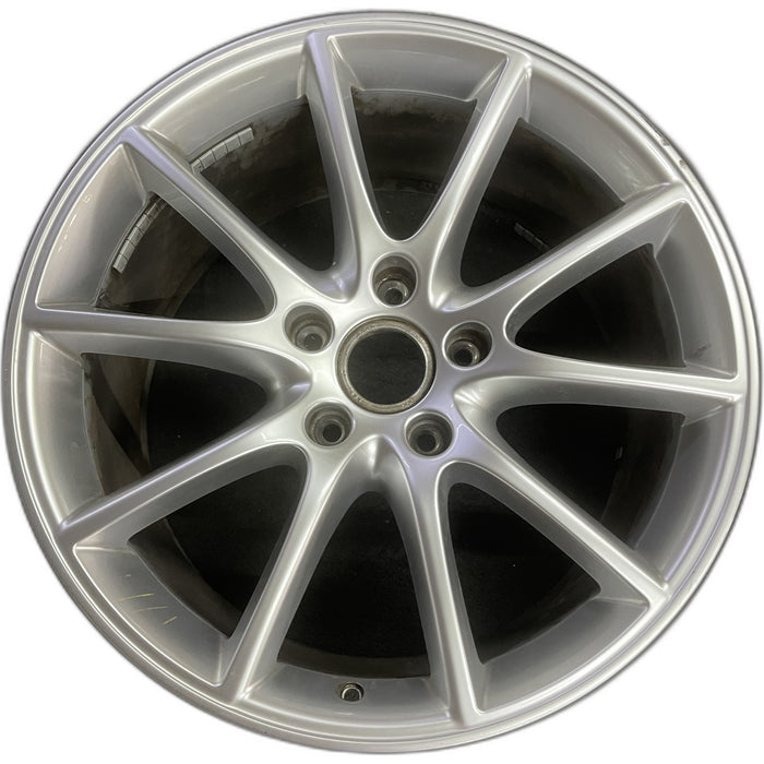 20" PORSCHE CAYENNE 19-24 20x10.5, 10 spoke, 64mm offset Original OEM Wheel Rim - Front View