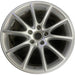 20" PORSCHE CAYENNE 19-24 20x10.5, 10 spoke, 64mm offset Original OEM Wheel Rim - Front View