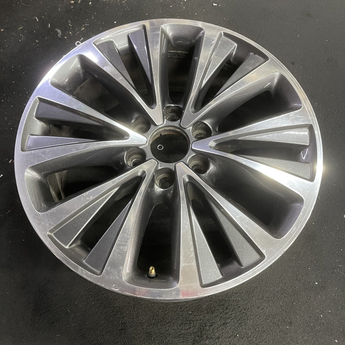 20" NAVIGATOR 15-17 20x8.5 , , machined face Original OEM Wheel Rim - Side Profile