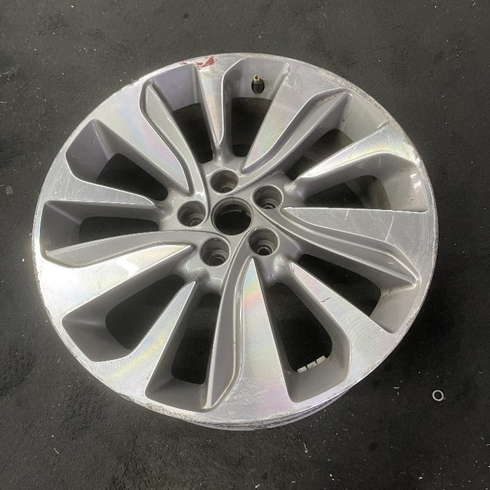 18" ENCORE 17-18 18x7 aluminum 10 spoke gray inlay Original OEM Wheel Rim