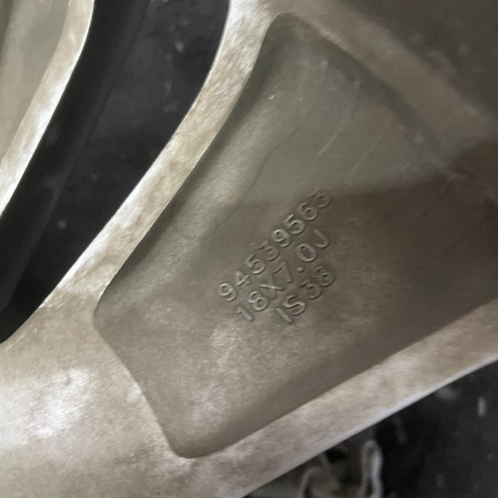 18" ENCORE 17-18 18x7 aluminum 10 spoke gray inlay Original OEM Wheel Rim