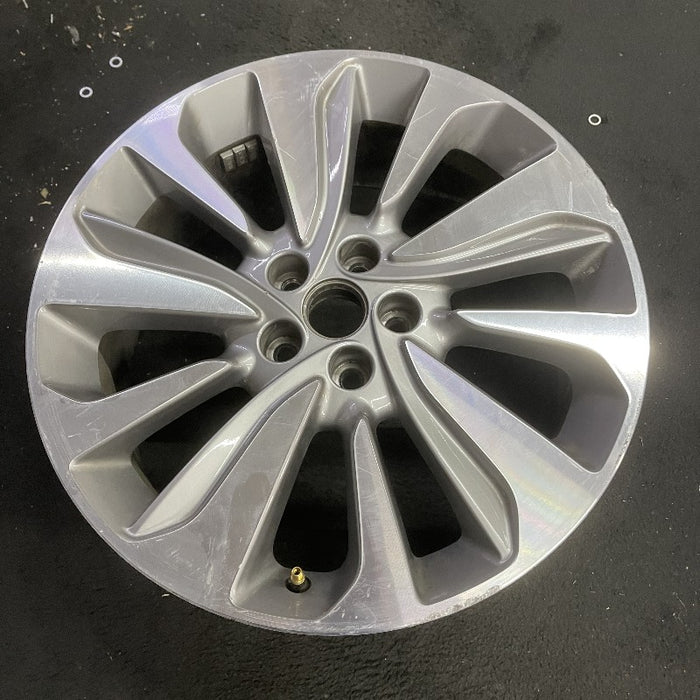 18" ENCORE 17-18 18x7 aluminum 10 spoke gray inlay Original OEM Wheel Rim