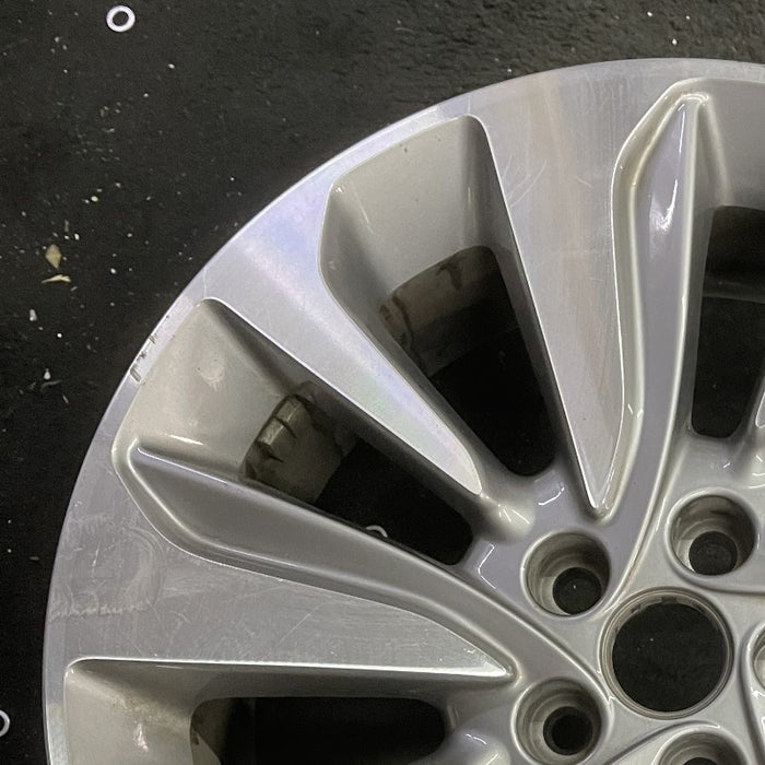 18" ENCORE 17-18 18x7 aluminum 10 spoke gray inlay Original OEM Wheel Rim