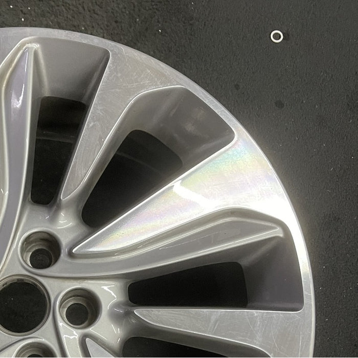 18" ENCORE 17-18 18x7 aluminum 10 spoke gray inlay Original OEM Wheel Rim