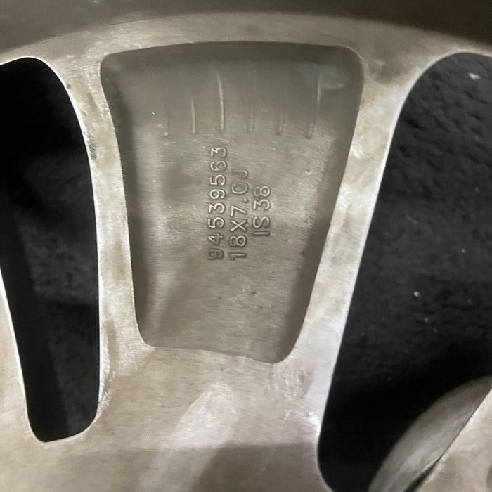 18" ENCORE 17-18 18x7 aluminum 10 spoke gray inlay Original OEM Wheel Rim