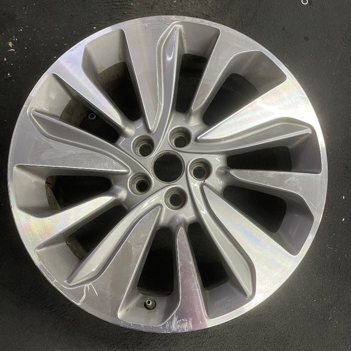 18" ENCORE 17-18 18x7 aluminum 10 spoke gray inlay Original OEM Wheel Rim