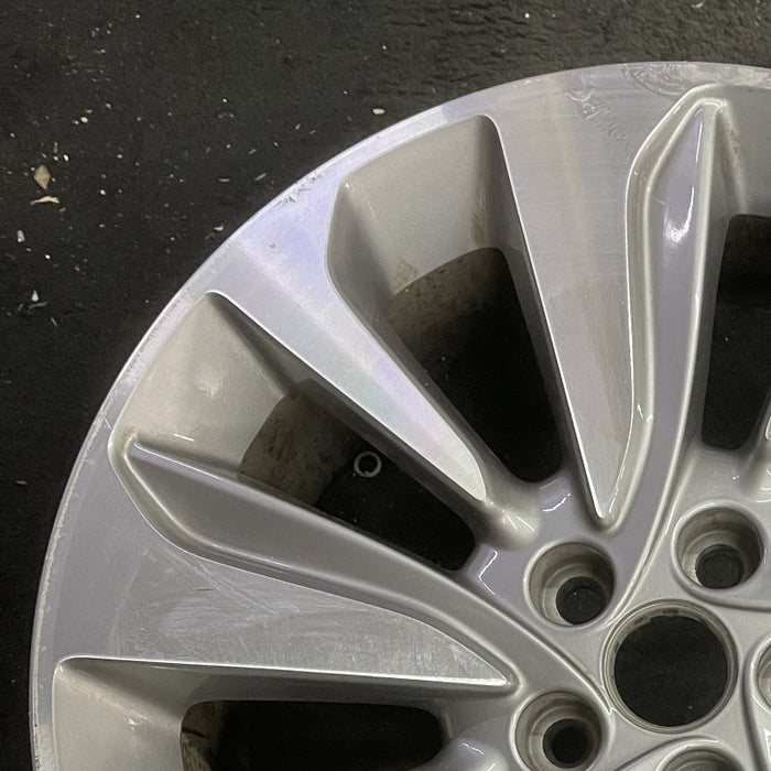 18" ENCORE 17-18 18x7 aluminum 10 spoke gray inlay Original OEM Wheel Rim