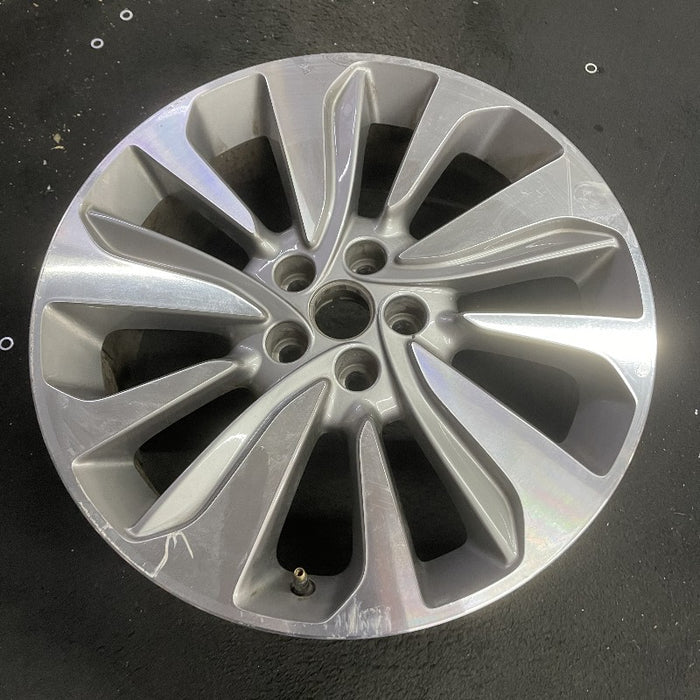 18" ENCORE 17-18 18x7 aluminum 10 spoke gray inlay Original OEM Wheel Rim