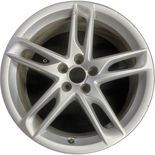 19" AUDI Q5 13-16 19x8, 5 spoke, slotted spoke Original OEM Wheel Rim - Front View
