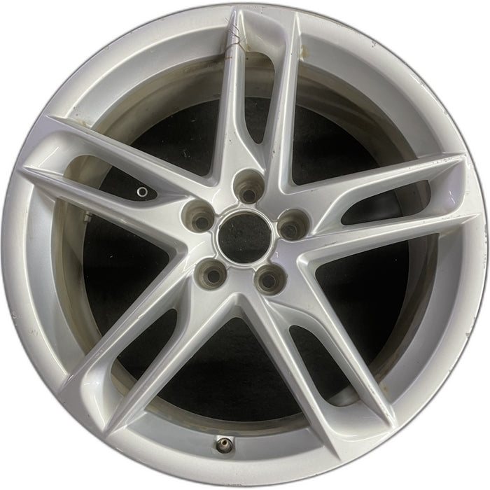19" AUDI Q5 13-16 19x8, 5 spoke, slotted spoke Original OEM Wheel Rim - Front View