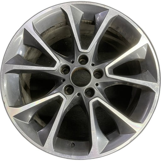 19" BMW X5 14-18 19x9 , 5 spoke, V spoke, narrow spoke Original OEM Wheel Rim - Front View