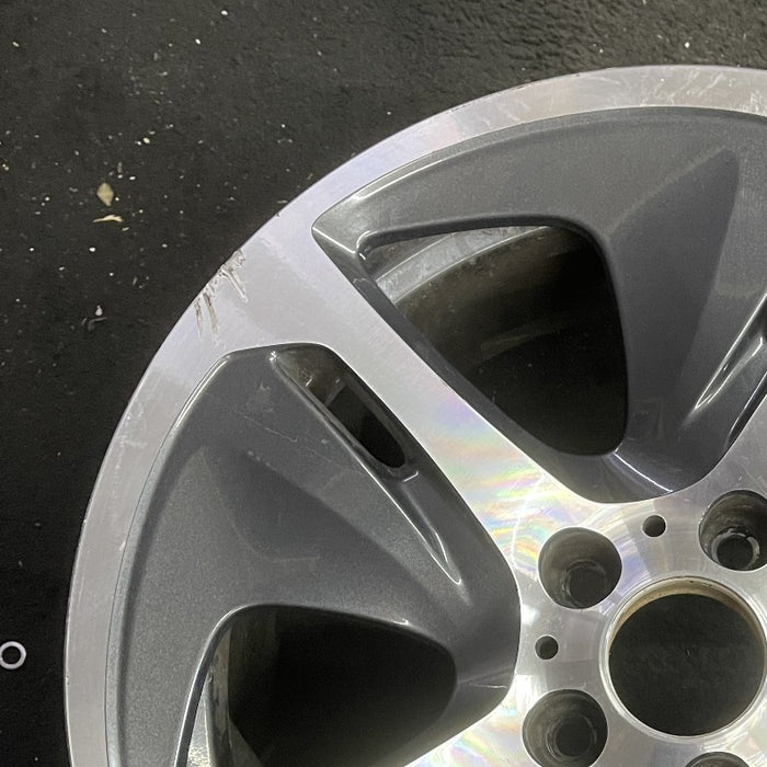 18" BMW 528i 11-13 18x8 alloy 5 spoke directial L. Original OEM Wheel Rim