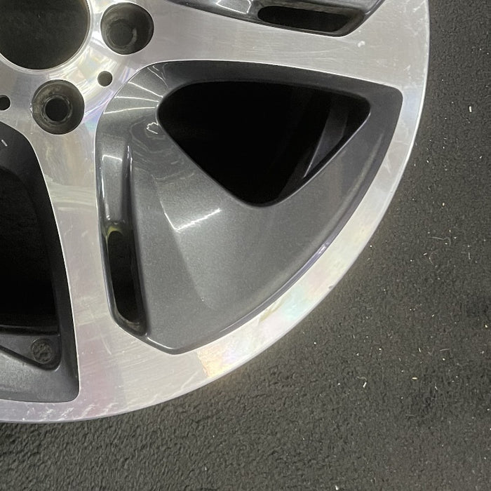 18" BMW 528i 11-13 18x8 alloy 5 spoke directial L. Original OEM Wheel Rim