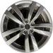 18" IMPREZA 12-14 18x8.5 , 5 spoke, double spoke Original OEM Wheel Rim - Front View