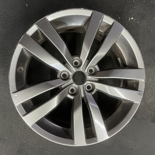 18" IMPREZA 12-14 18x8.5 , 5 spoke, double spoke Original OEM Wheel Rim - Angle View