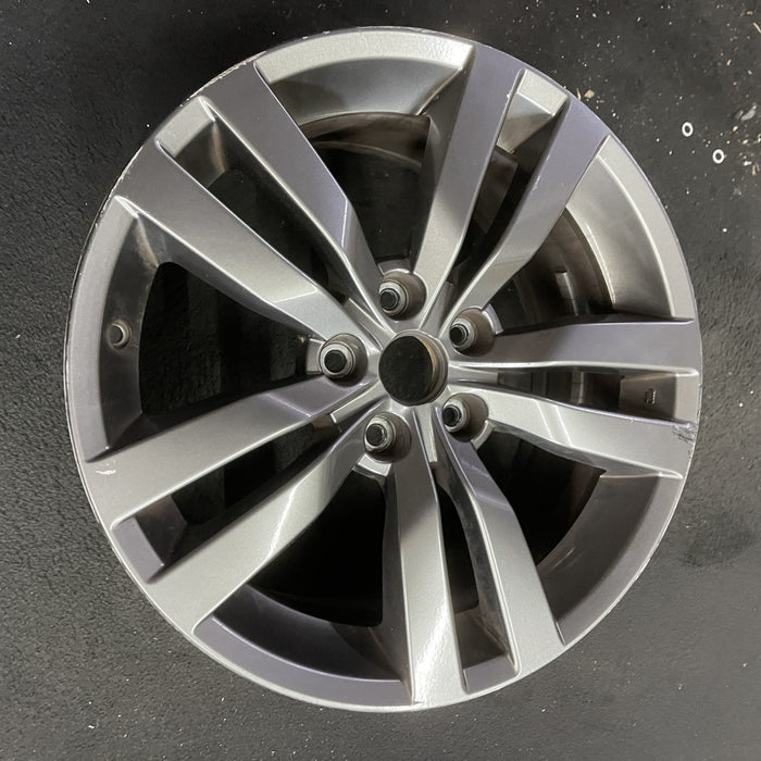 18" IMPREZA 12-14 18x8.5 , 5 spoke, double spoke Original OEM Wheel Rim - Side Profile